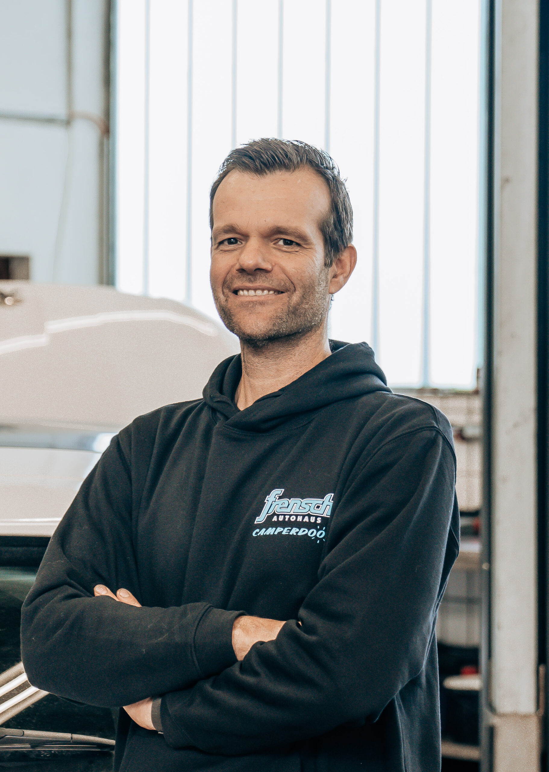 Florian Frensch, Geschäftsführer und Werkstattmeister des Autohaus Frensch